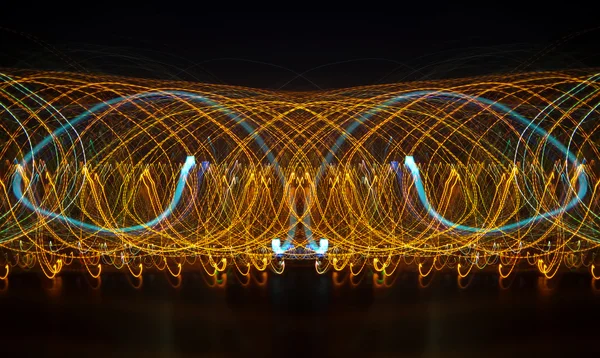 Latar belakang abstrak dengan gerak kecepatan cahaya — Stok Foto