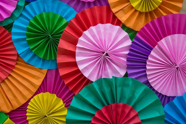 Paper folding multicolored abstract for background — Stock Photo, Image