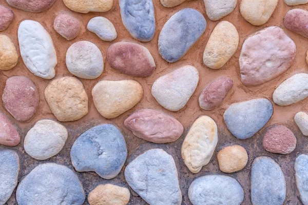 Kolorowy Kamień ściana tekstur tła — Zdjęcie stockowe