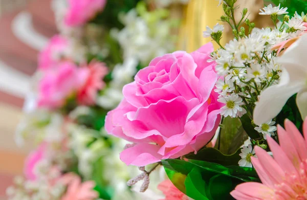 Flor do tecido, fundo floral — Fotografia de Stock