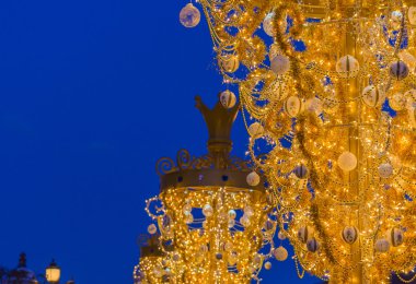 Güzel Vintage aydınlatma dekor, twilight saat.