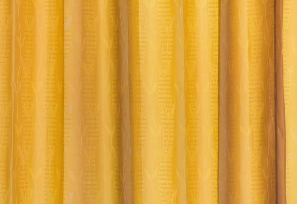 Texture tessuto tenda giallo per lo sfondo — Foto Stock