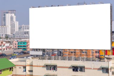city view geçmişi olan büyük boş Pano