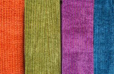 renkli arka plan için ham ipek iplik.