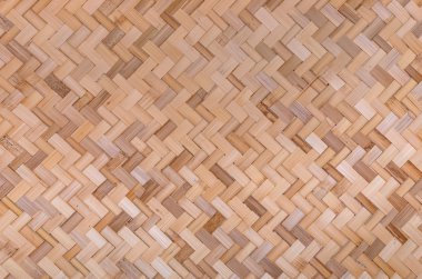 Bambu örgü doku arka plan için Elişi