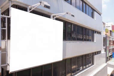 city view geçmişi olan büyük boş Pano