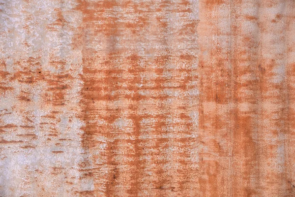Textura oxidada pared de zinc para fondo — Foto de Stock