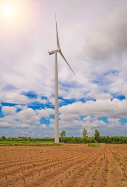 Eko güç rüzgar türbini gruptaki