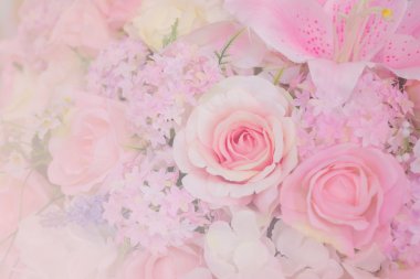 Çiçek kumaş çiçek arka plan ile