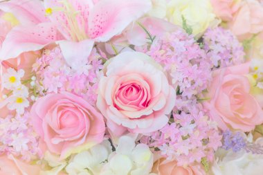 Çiçek kumaş çiçek arka plan ile