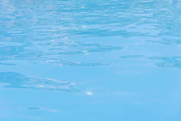 Blue swimming pool with sunny reflections — Stock Photo, Image