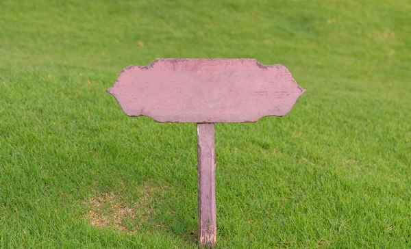 Please keep off the lawn, No walking on grass warning sign — Stock Photo, Image