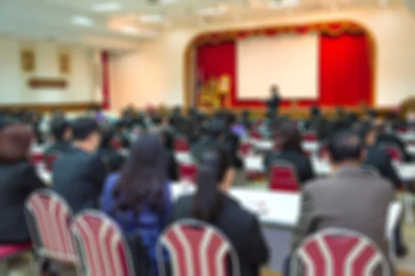 Blur of business Conference and Presentation in the conference h — Stock Photo, Image