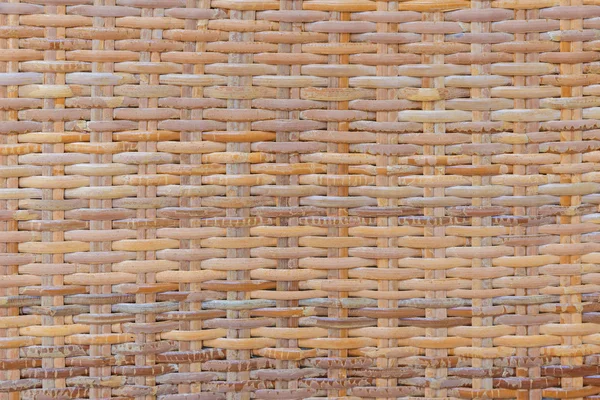 Handarbeit Bambusgewebe Textur für Hintergrund — Stockfoto