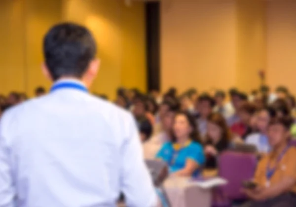 Flou de la conférence d'affaires et présentation dans la conférence h — Photo