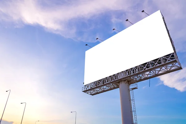 Large Blank billboard ready for new advertisement Stock Picture