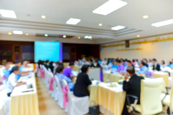 Blur of business Conference and Presentation in the conference h — Stock Photo, Image