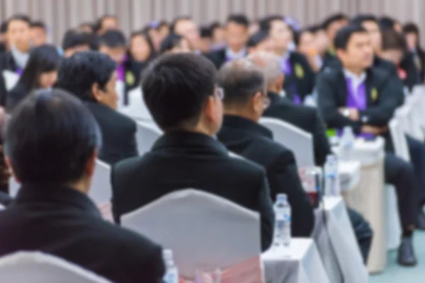 Blur of business Conference and Presentation in the conference h — Stock Photo, Image