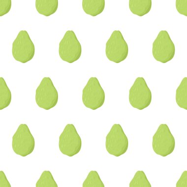 Yeşil guava meyvesi pürüzsüz desen.