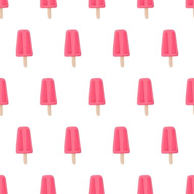 Pembe buzlu, pürüzsüz desen.