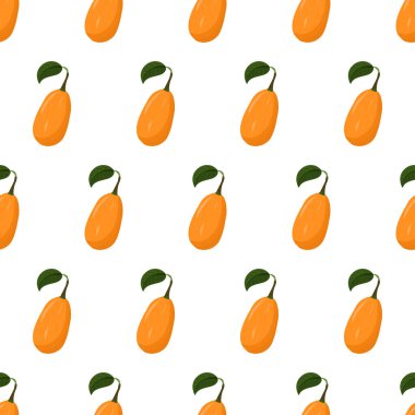 Kağıt tasarımı için karikatür deseni. Kumkatlı, turuncu turunçgil meyveli..