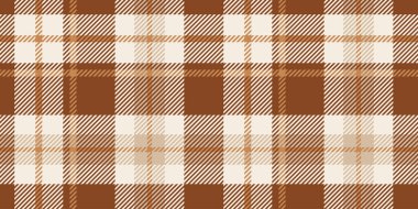 Sıcak, dünyevi tonları ve köşegen detayları olan, tekstil ve kırsal tasarımlar için ideal, pürüzsüz kahverengi ve fildişi bir ekose deseni..