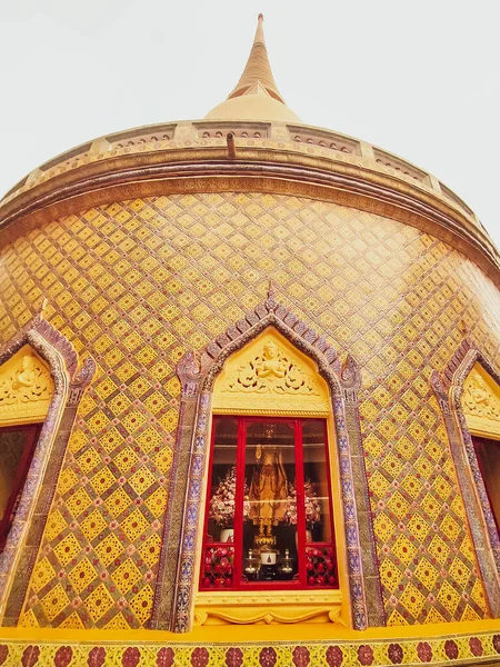 Alten Architektonischen Wahrzeichen Bangkok Thailand Traditioneller Tempel Namens Wat Ratchabophit — Stockfoto