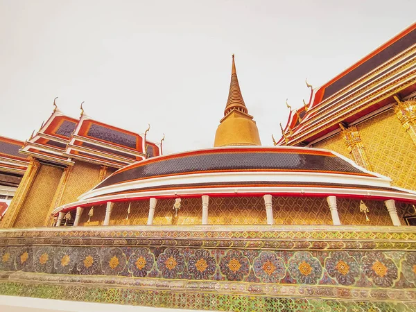 Monument Architecture Antique Bangkok Thaïlande Temple Traditionnel Nommé Wat Ratchabophit — Photo