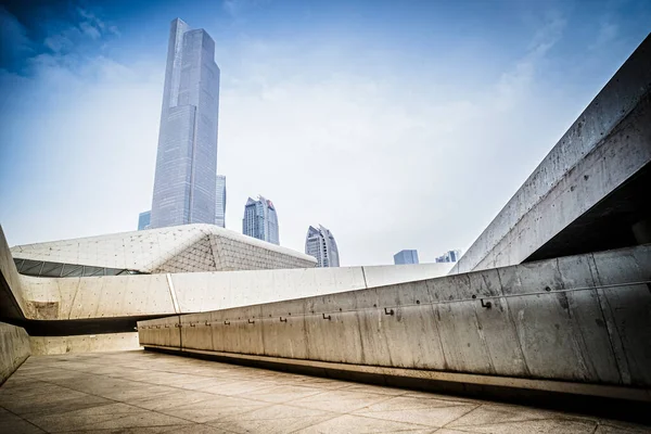 Guangzhou Opera House Čínská Opera Guangzhou Novém Městě Pearl River — Stock fotografie