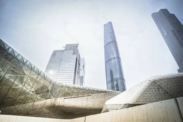 Guangzhou Opera House Egy Kínai Operaház Guangzhou Város Pearl River — Stock Fotó