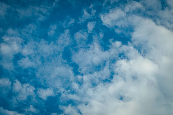 Fondo Cielo Azul Con Nubes Blancas Tiempo Temporada Abstracta —  Fotos de Stock