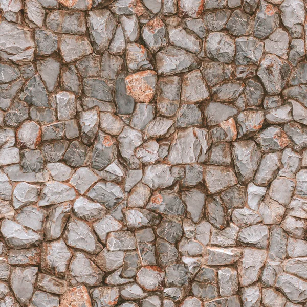 Bezszwowy Wzór Natura Rzeka Kamień Skała Ściana Retaining Ściana Stone — Zdjęcie stockowe