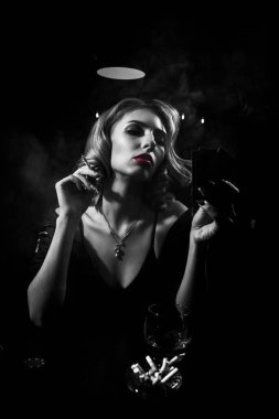 20. yüzyılın başlarında kara film kulübü.