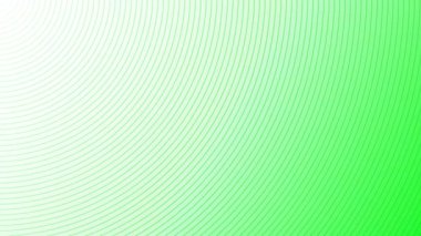 Doğrusal dalga elementleri, dairesel şekiller ve minimum geometriyle zarif yeşil tonlu gradyan tasarımı