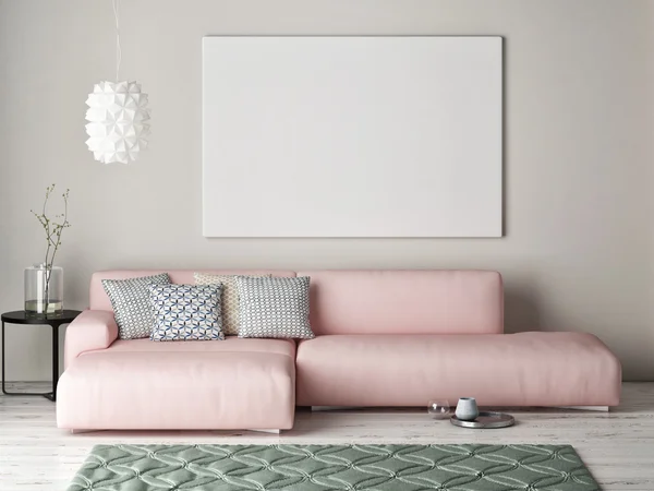 Poster vintage yenilikçi çatı iç arka plan ile alay