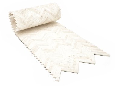 Wooden floor, Rool concept of parquet clipart