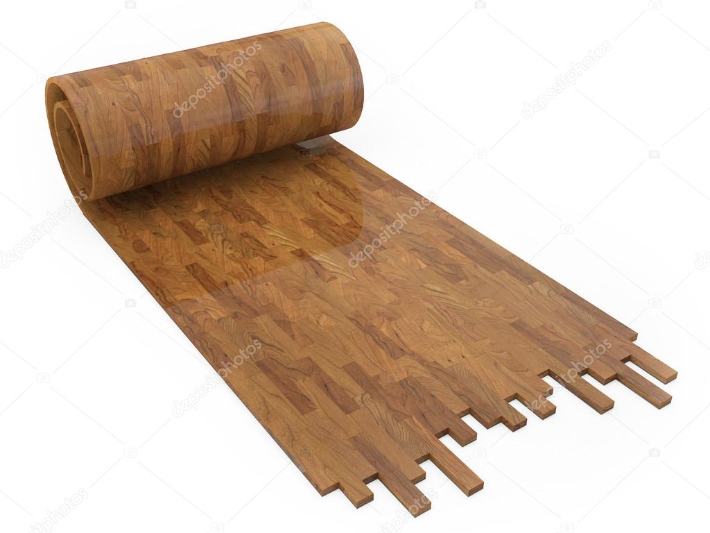 Brown wooden floor, concept of rool parquet