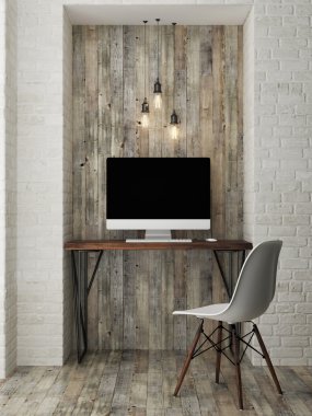 Modern ofis, illüstrasyon alay