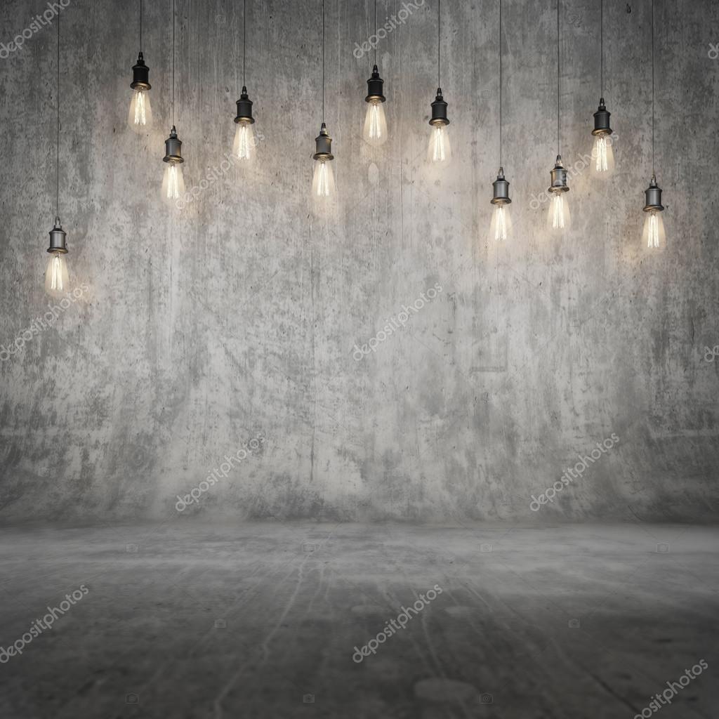 Download Mock up concrete wall and floor with background light — Stock Photo © CorDesign #66872123