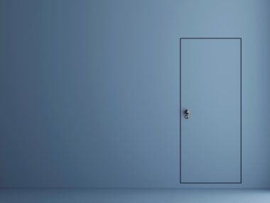 Minimalizm kapı kavramı, illüstrasyon