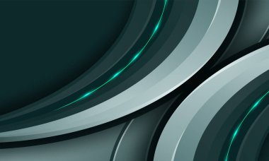 3D parlak soyut arkaplan. vektör illüstrasyonu