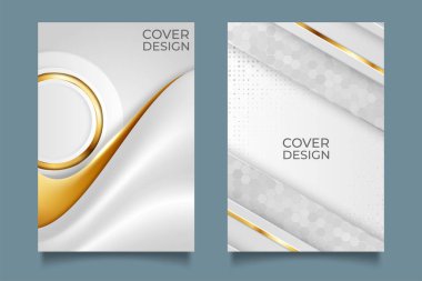 Zarif beyaz kapaklar ayarlandı