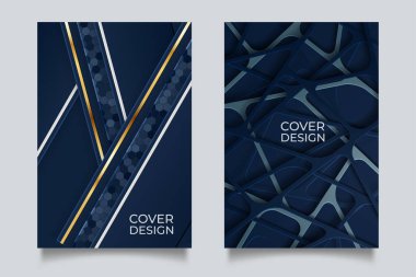 Zarif koyu mavi kapaklar