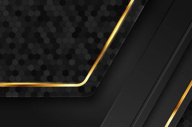 Modern Siyah soyut tasarım geometrik arkaplan