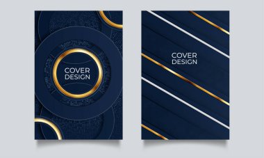 Minimalist derin mavi prim soyut arkaplan