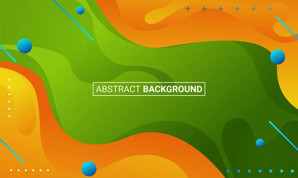 Modern Background Abstract Elements Dynamic Shapes — Stock Vector