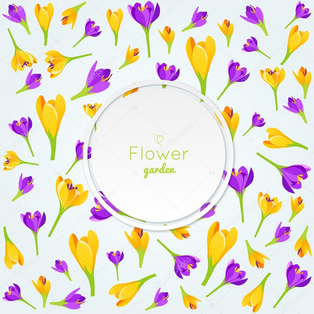 Spring abstract background.Vector Illustration