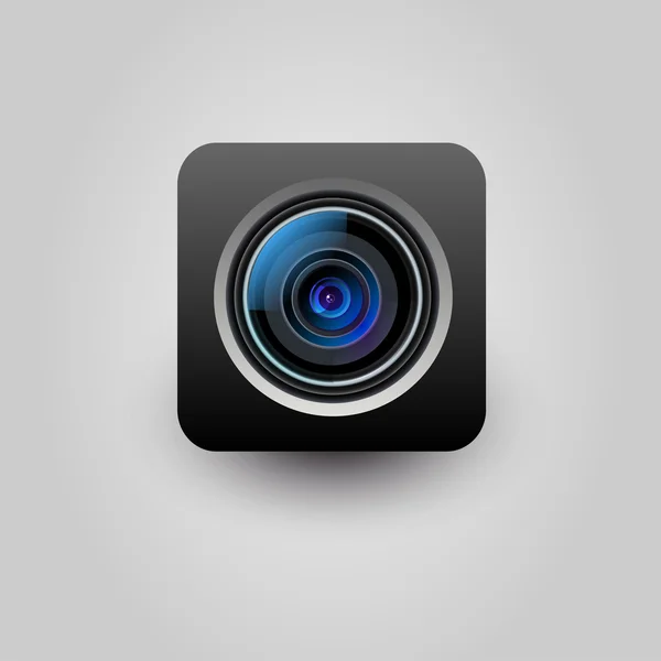 Gebruiker interface camera-icoontje — Stockvector