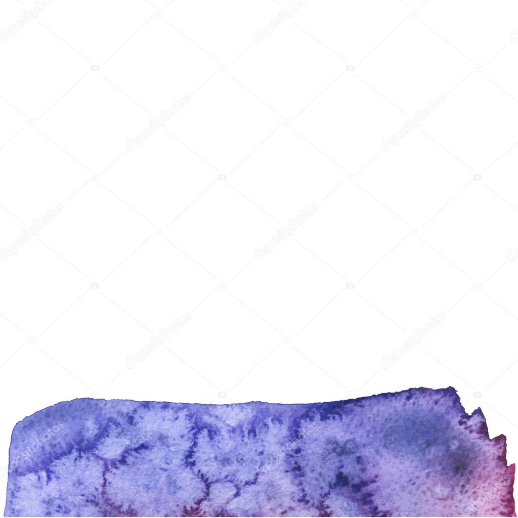 Hand painted vector watercolor background.