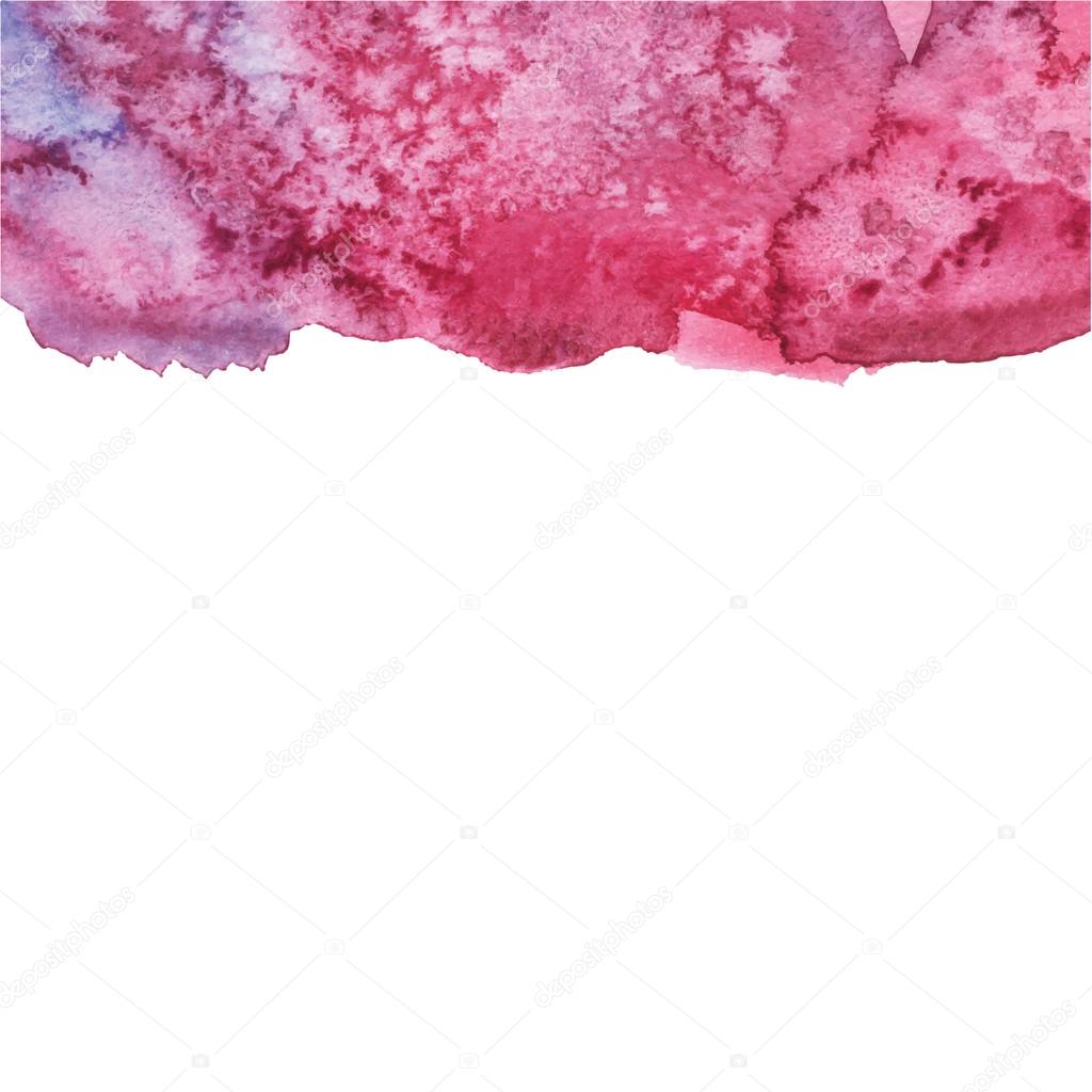 Hand painted vector watercolor background.